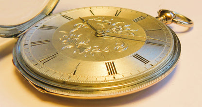 Seltenste Jean Lapaute a Paris Silber Taschenuhr ca. 1780 königlicher Uhrmacher - Sammler - Uhren