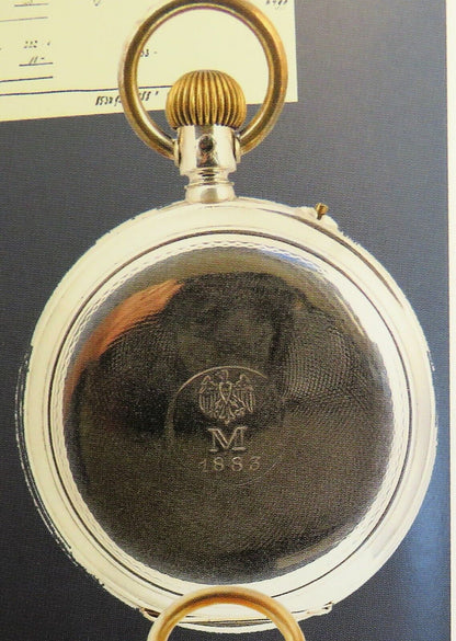 Seltenste Junghans voll signierte Artillerie Stoppuhr Kriegsmarine 1. Weltkrieg - Sammler - Uhren
