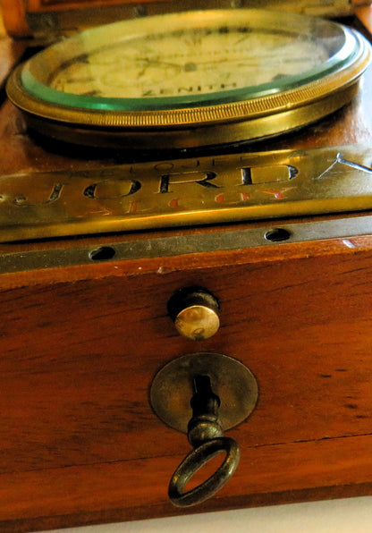 Seltenster Zenith Schiffschronometer Hora Oficial 1900 Gangreserve Holzbox - Sammler-Uhren