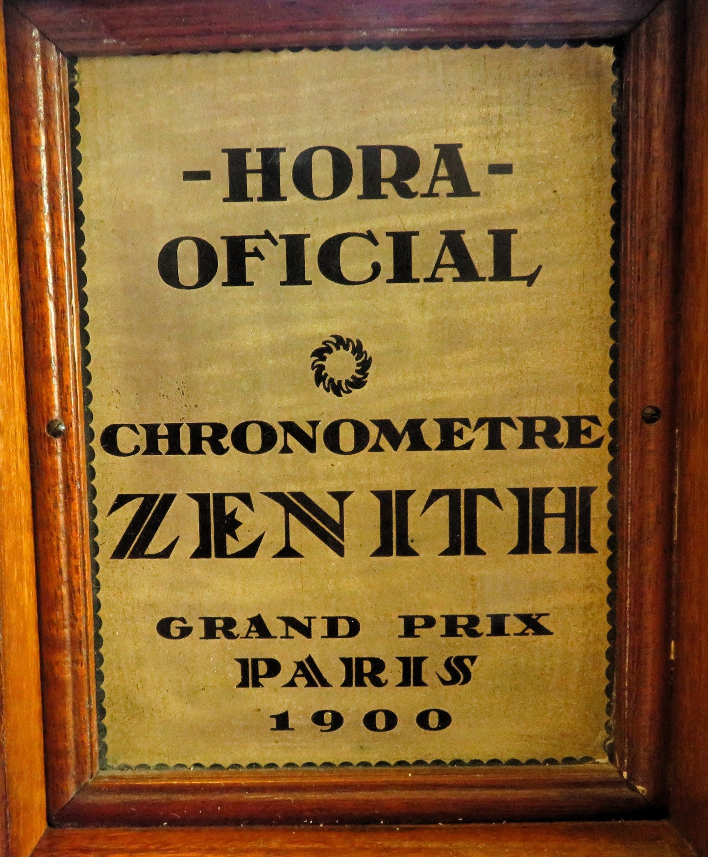 Seltenster Zenith Schiffschronometer Hora Oficial 1900 Gangreserve Holzbox - Sammler-Uhren