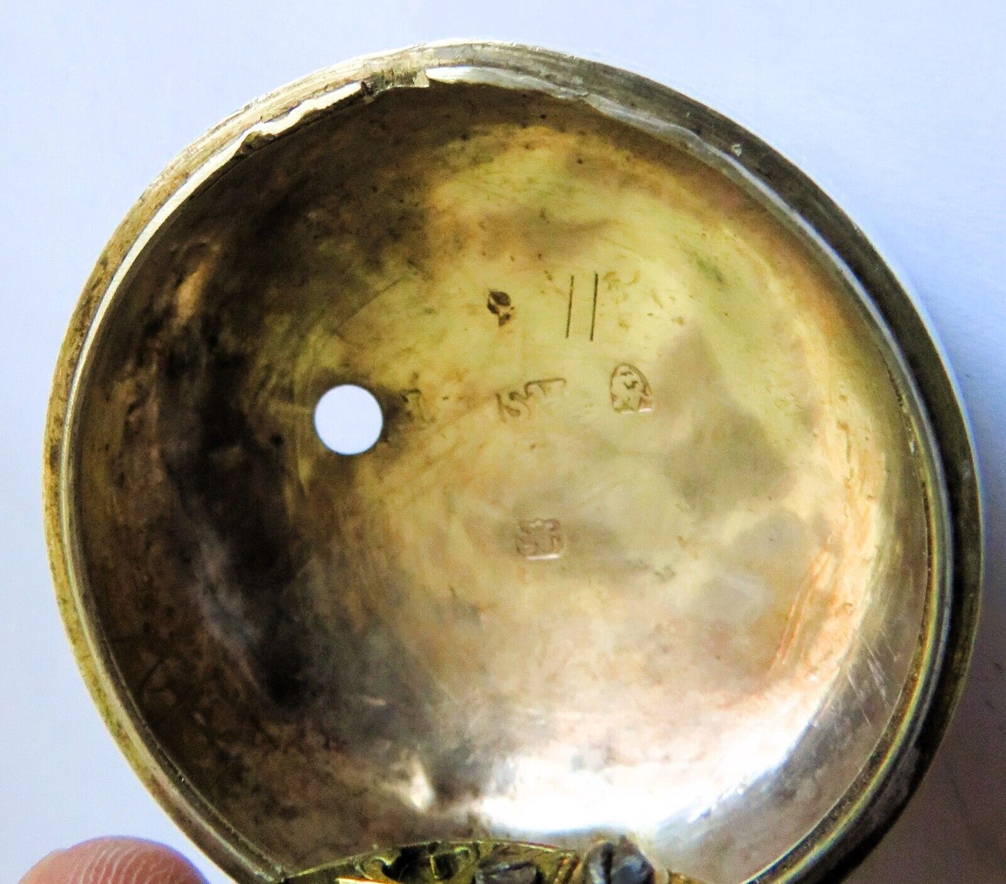 Silber Sackuhr Spindeltaschenuhr James Wild London ca. 1795 funktionstüchtig - Sammler - Uhren