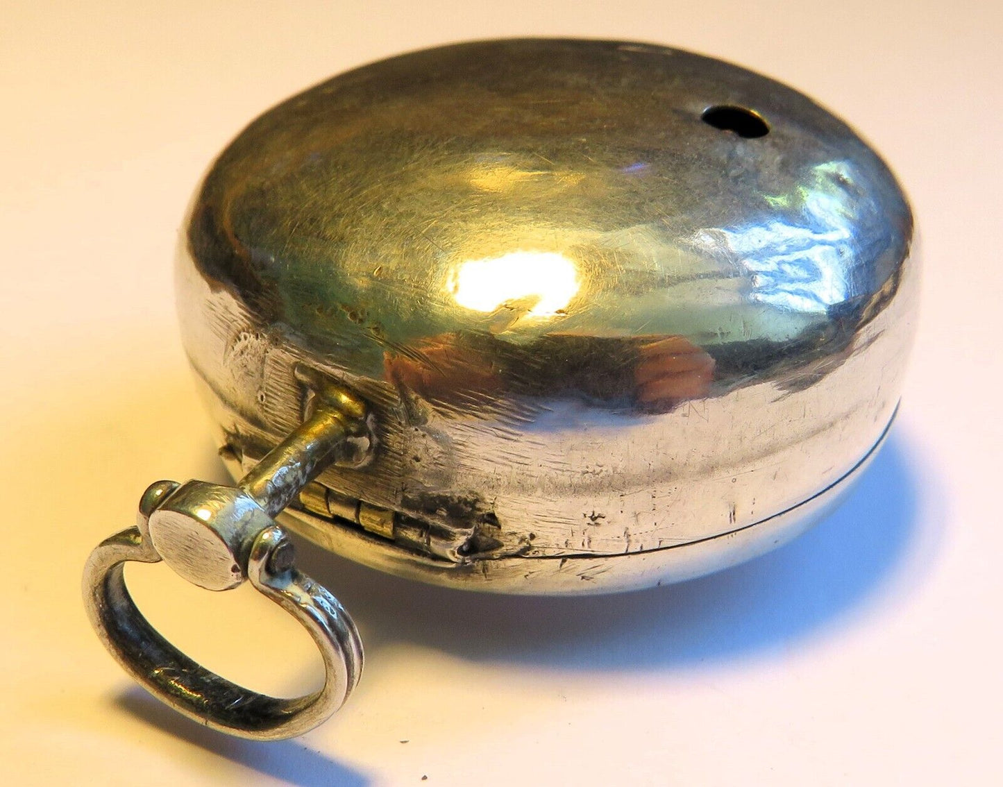 Silber Sackuhr Spindeltaschenuhr James Wild London ca. 1795 funktionstüchtig - Sammler - Uhren