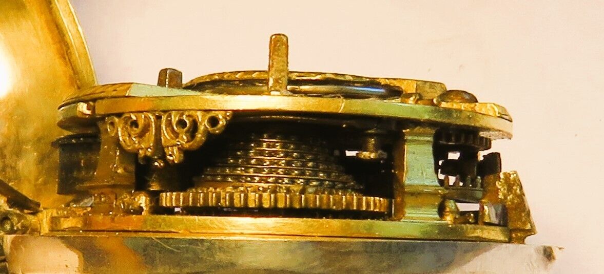 Silber Sackuhr Spindeltaschenuhr James Wild London ca. 1795 funktionstüchtig - Sammler - Uhren