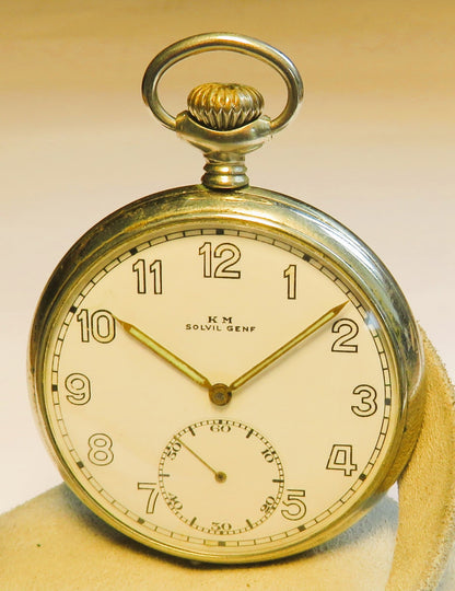 Solvil Ditisheim Beobachtungsuhr B - Uhr Deckuhr 2. Klasse Kriegsmarine WW WK 2 II - Sammler - Uhren