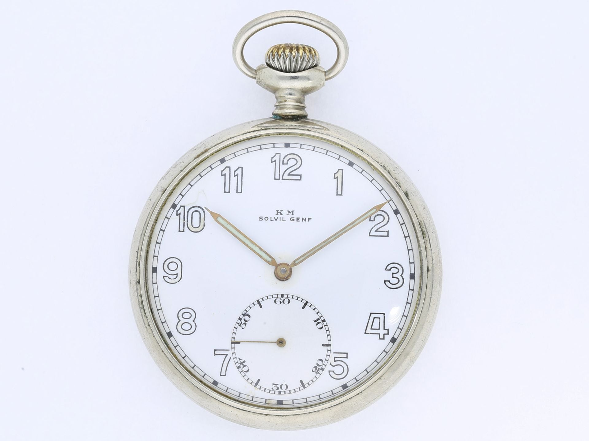 Solvil Ditisheim Beobachtungsuhr B - Uhr Deckuhr 2. Klasse Kriegsmarine WW WK 2 II - Sammler - Uhren