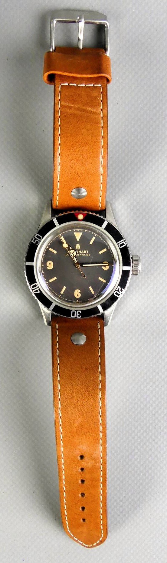 Steinhart "Ocean One Vintage" Automatik Armband Taucher Uhr Fullset OVP Papiere - Sammler-Uhren