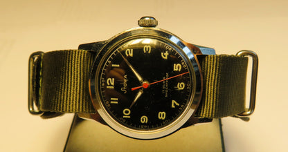 Stowa 422 Armée Francaise Dienstuhr Fliegeruhr Kriegsreparatur nur 3000 Stück! - Sammler - Uhren