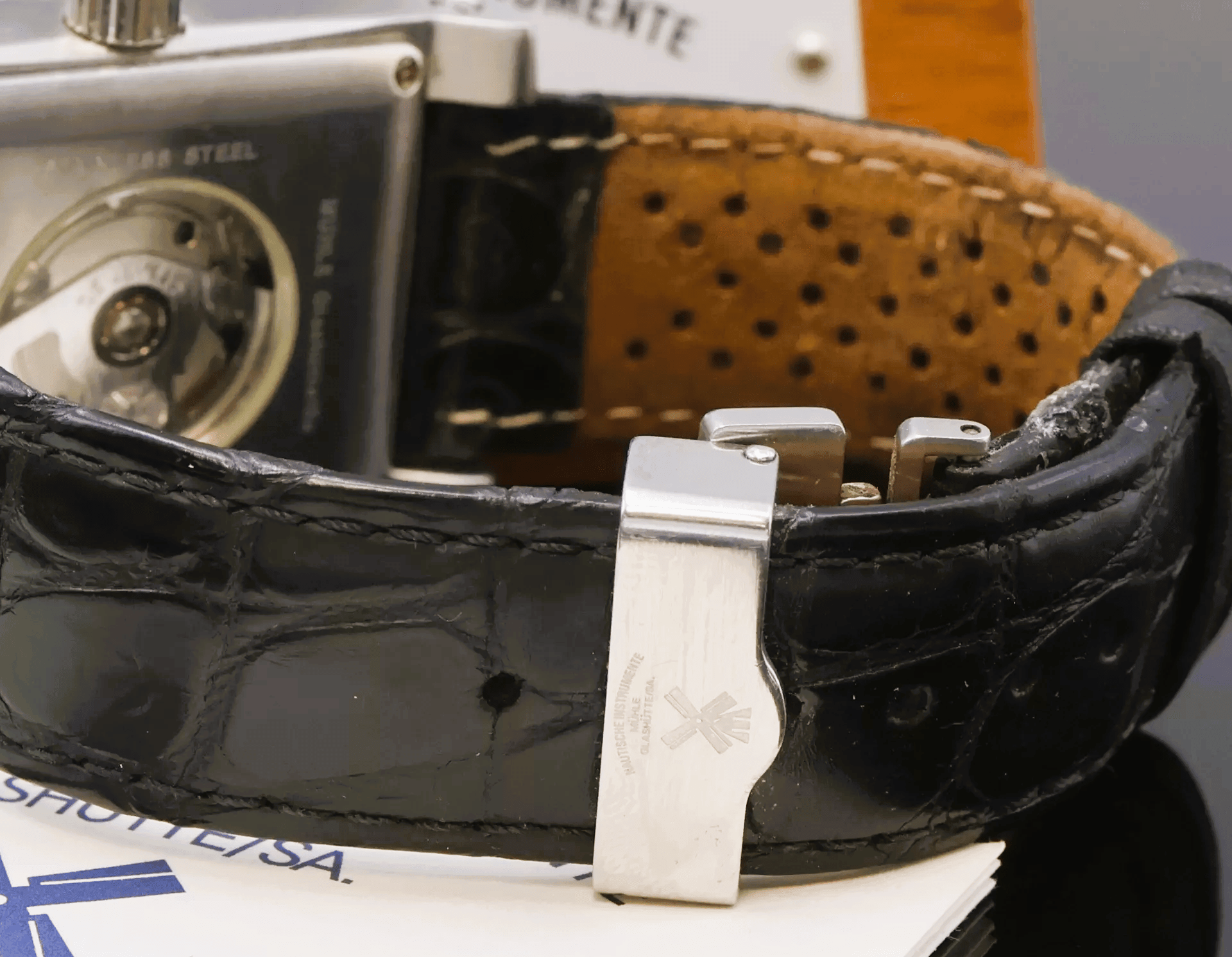Teutonia Quadrant Mühle Glashütte Nautische Instrumente Automatik HAU Fullset - Sammler - Uhren