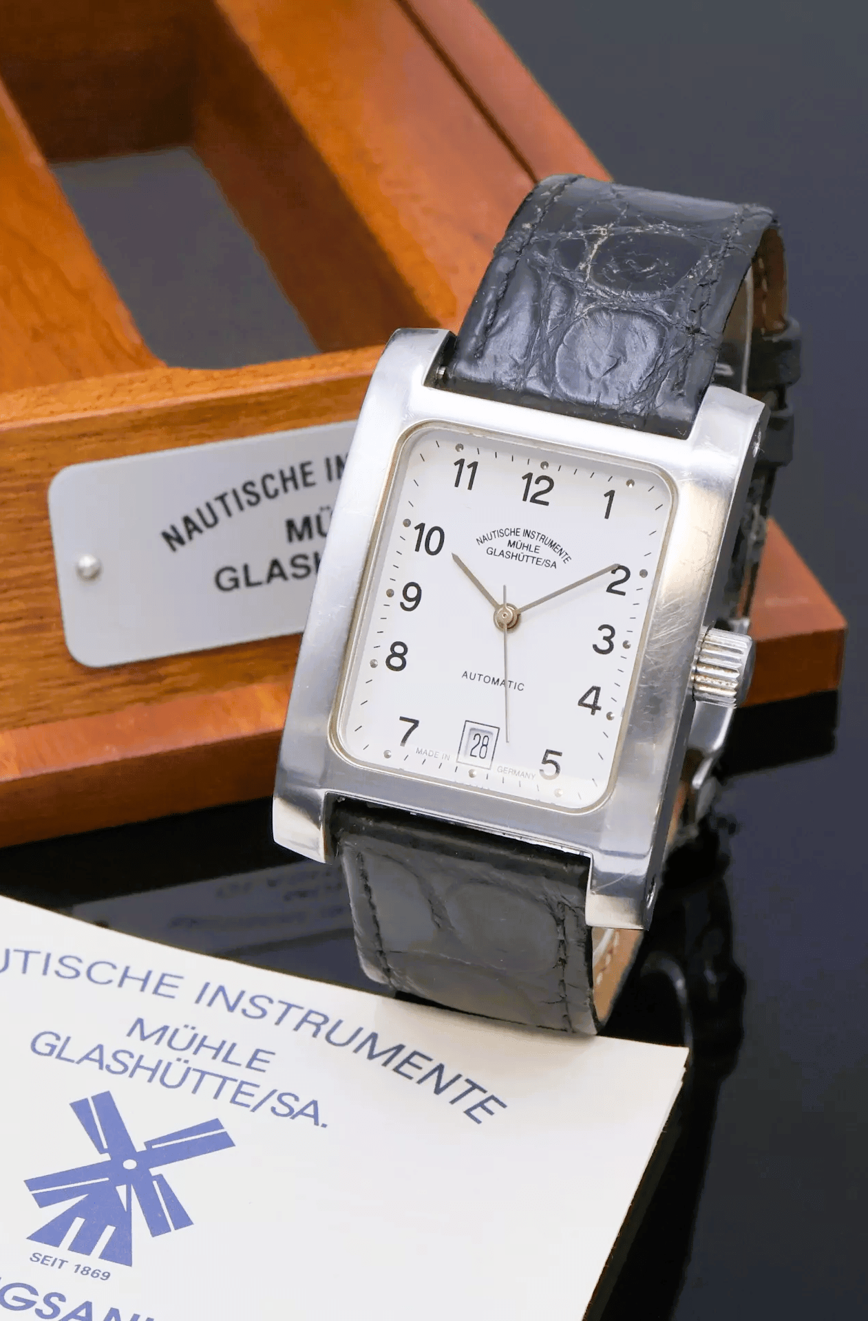 Teutonia Quadrant Mühle Glashütte Nautische Instrumente Automatik HAU Fullset - Sammler - Uhren