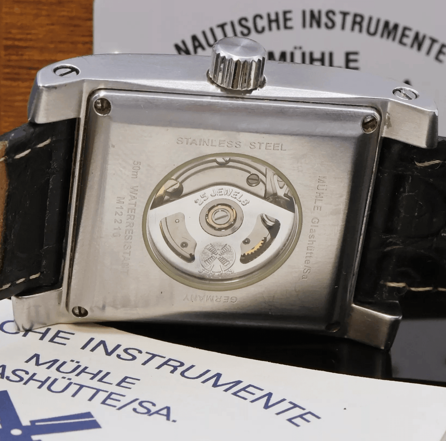 Teutonia Quadrant Mühle Glashütte Nautische Instrumente Automatik HAU Fullset - Sammler - Uhren