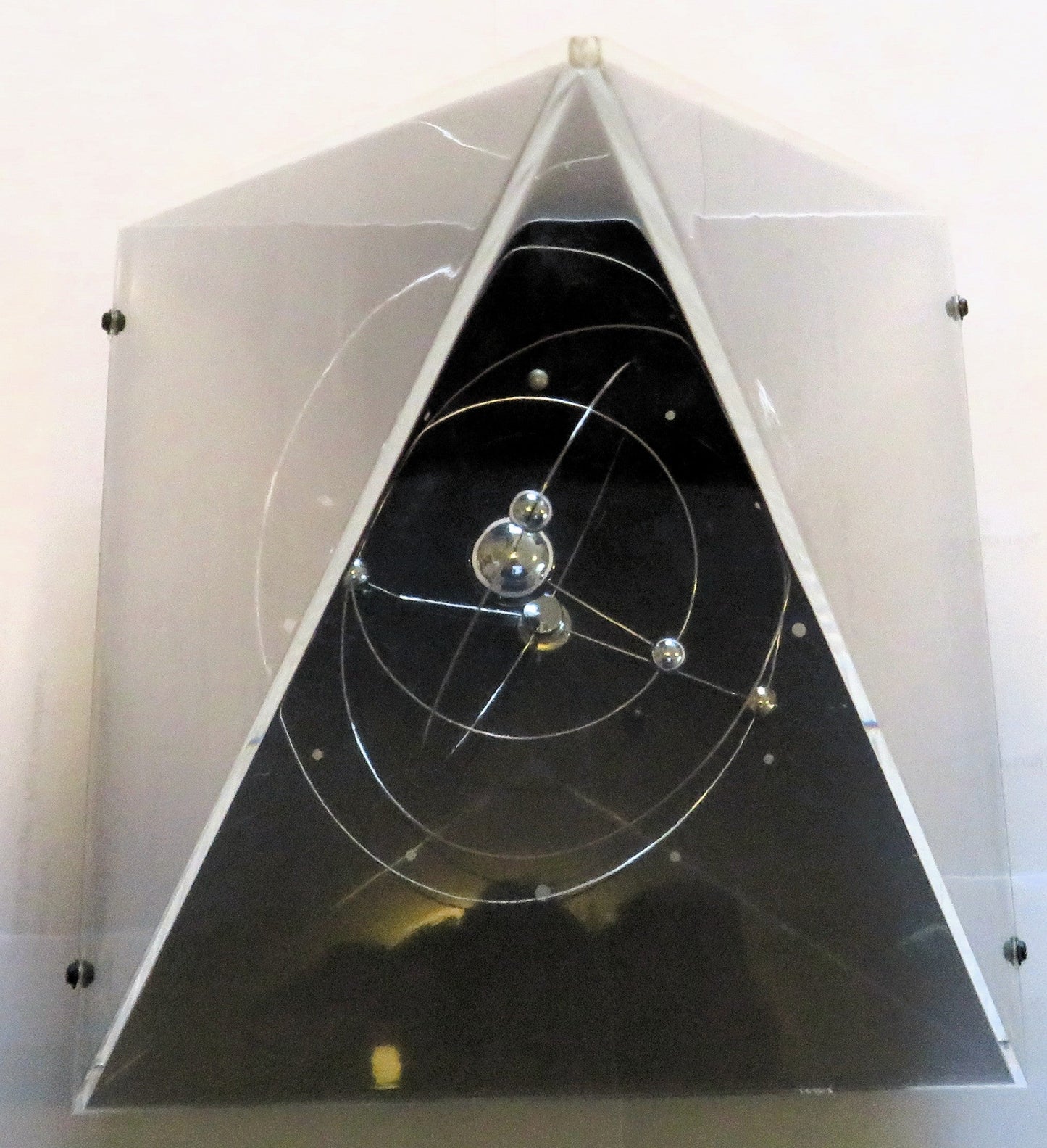 Tisch Astrolabium 20cm x 20cm x 32cm beweglich elektrisch 32cm x 20cm 4 Planeten - Sammler - Uhren