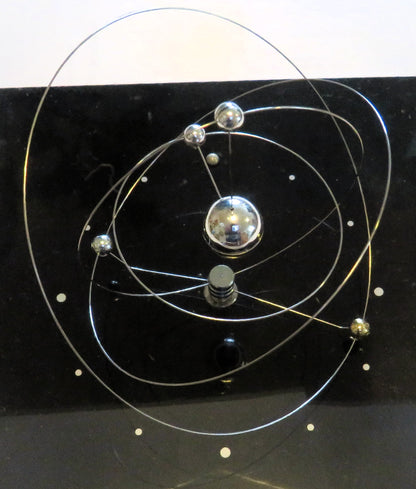 Tisch Astrolabium 20cm x 20cm x 32cm beweglich elektrisch 32cm x 20cm 4 Planeten - Sammler - Uhren