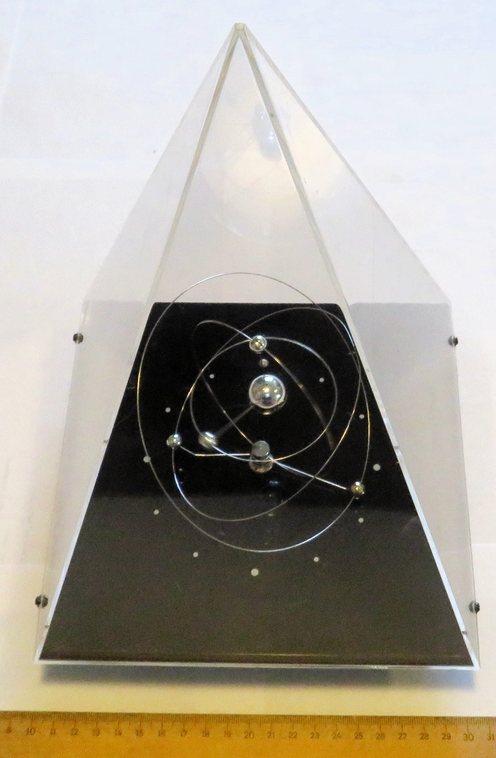 Tisch Astrolabium 20cm x 20cm x 32cm beweglich elektrisch 32cm x 20cm 4 Planeten - Sammler - Uhren