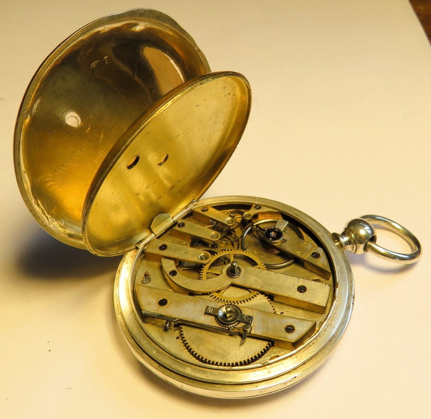 Tobias & Co Roulet Liverpool Railway Time Keeper Half Hunter Eisenbahn Uhr 1820 - Sammler - Uhren