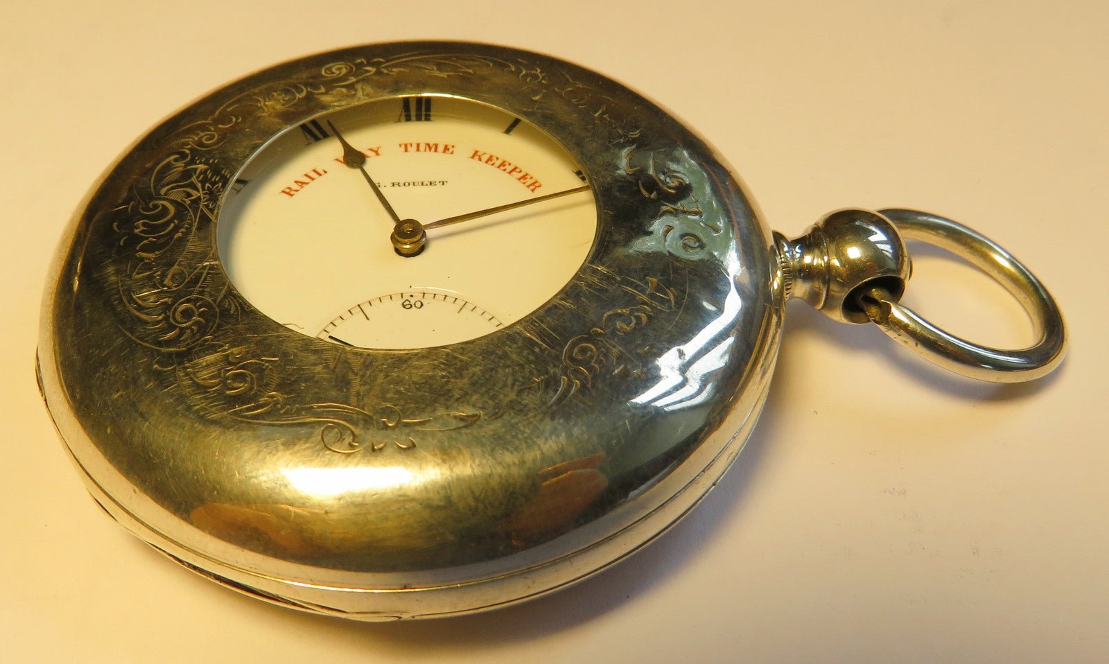 Tobias & Co Roulet Liverpool Railway Time Keeper Half Hunter Eisenbahn Uhr 1820 - Sammler - Uhren