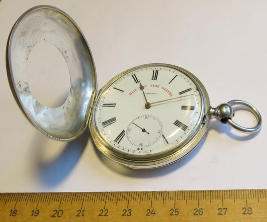 Tobias & Co Roulet Liverpool Railway Time Keeper Half Hunter Eisenbahn Uhr 1820 - Sammler - Uhren