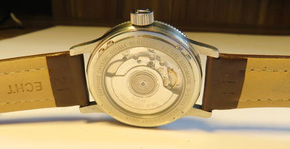 Tutima FX UTC Automatik, Modell 633 - 01 drehbare Lünette 2 Zeitzonen Fullset OVP - Sammler - Uhren