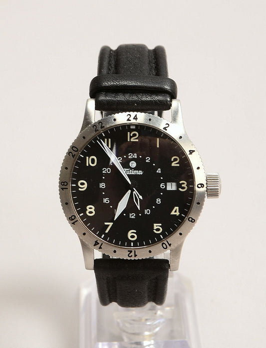 Tutima FXT UTC Automatik, Modell '633' drehbare Lünette 2 Zeitzonen Fullset OVP - Sammler - Uhren