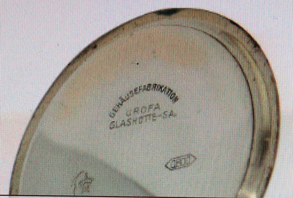 Tutima Urofa Glashütte seltenstes Kaliber 19 0,800 Silber Herren Taschenuhr - Sammler-Uhren