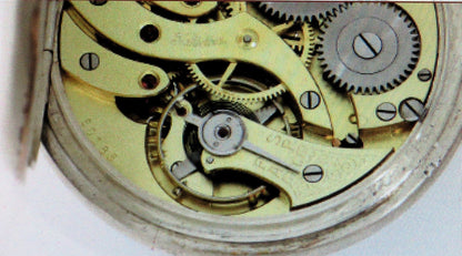 Tutima Urofa Glashütte seltenstes Kaliber 19 0,800 Silber Herren Taschenuhr - Sammler-Uhren