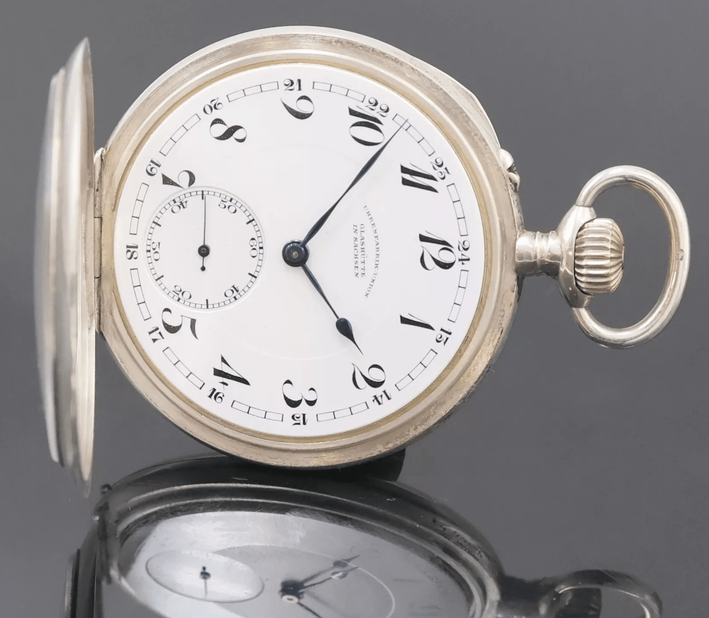 Uhrenfabrik Union Glashütte Glashütter Herren TU 900 Silber Dreiviertelplatine - Sammler - Uhren