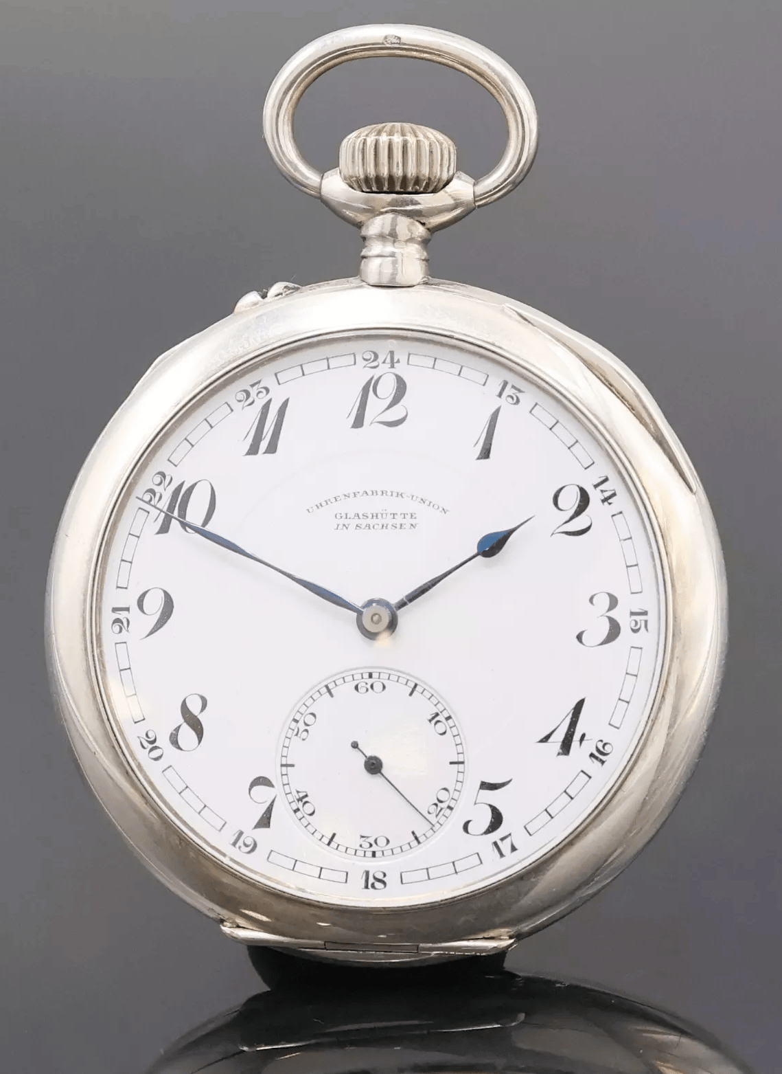 Uhrenfabrik Union Glashütte Glashütter Herren TU 900 Silber Dreiviertelplatine - Sammler - Uhren