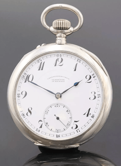 Uhrenfabrik Union Glashütte Glashütter Herren TU 900 Silber Dreiviertelplatine - Sammler - Uhren