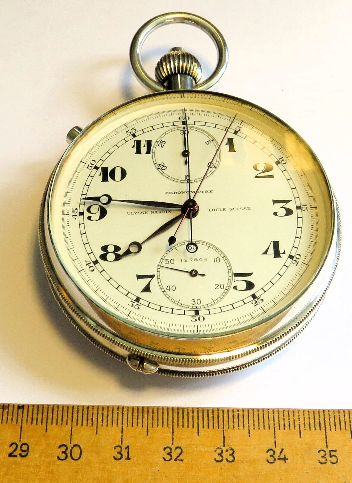 Ulysse Nardin Beobachtungs - Marine Chronometer Cal 24" CCR Stammbuchauszug 1956 - Sammler - Uhren