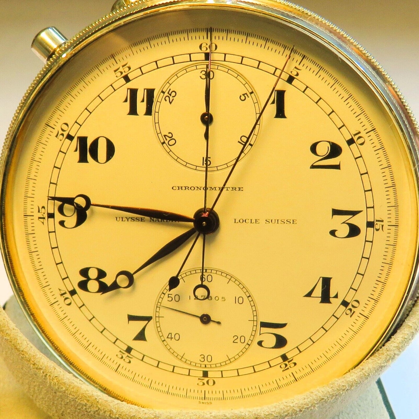 Ulysse Nardin Beobachtungs - Marine Chronometer Cal 24" CCR Stammbuchauszug 1956 - Sammler - Uhren