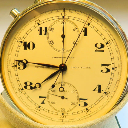 Ulysse Nardin Beobachtungs - Marine Chronometer Cal 24" CCR Stammbuchauszug 1956 - Sammler - Uhren