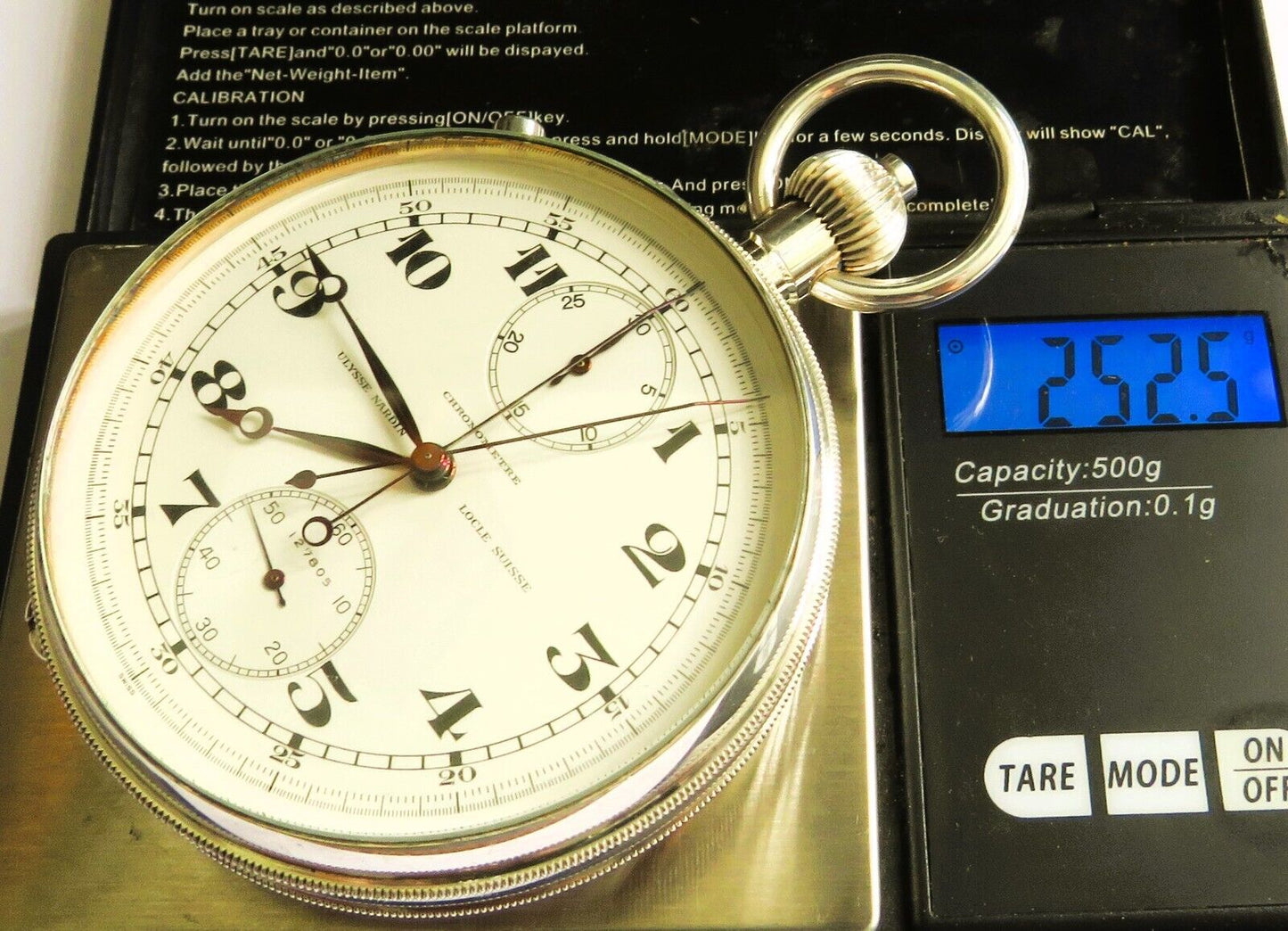 Ulysse Nardin Beobachtungs - Marine Chronometer Cal 24" CCR Stammbuchauszug 1956 - Sammler - Uhren