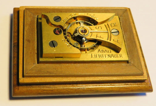 Unikat Gangmodell Meisterstück Schuluhr Uhrmacherschule Glashütte aus 1949 - Sammler - Uhren