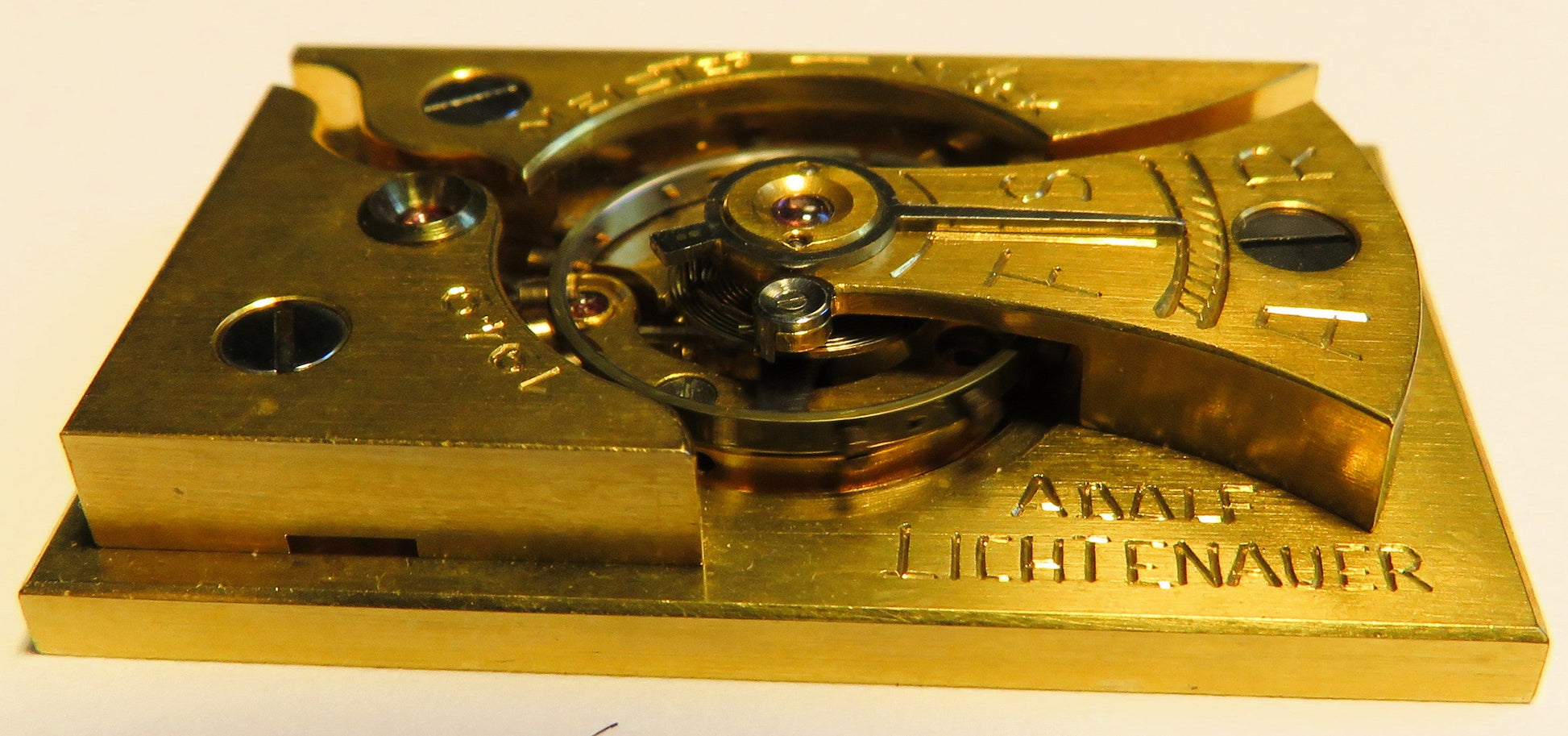 Unikat Gangmodell Meisterstück Schuluhr Uhrmacherschule Glashütte aus 1949 - Sammler - Uhren