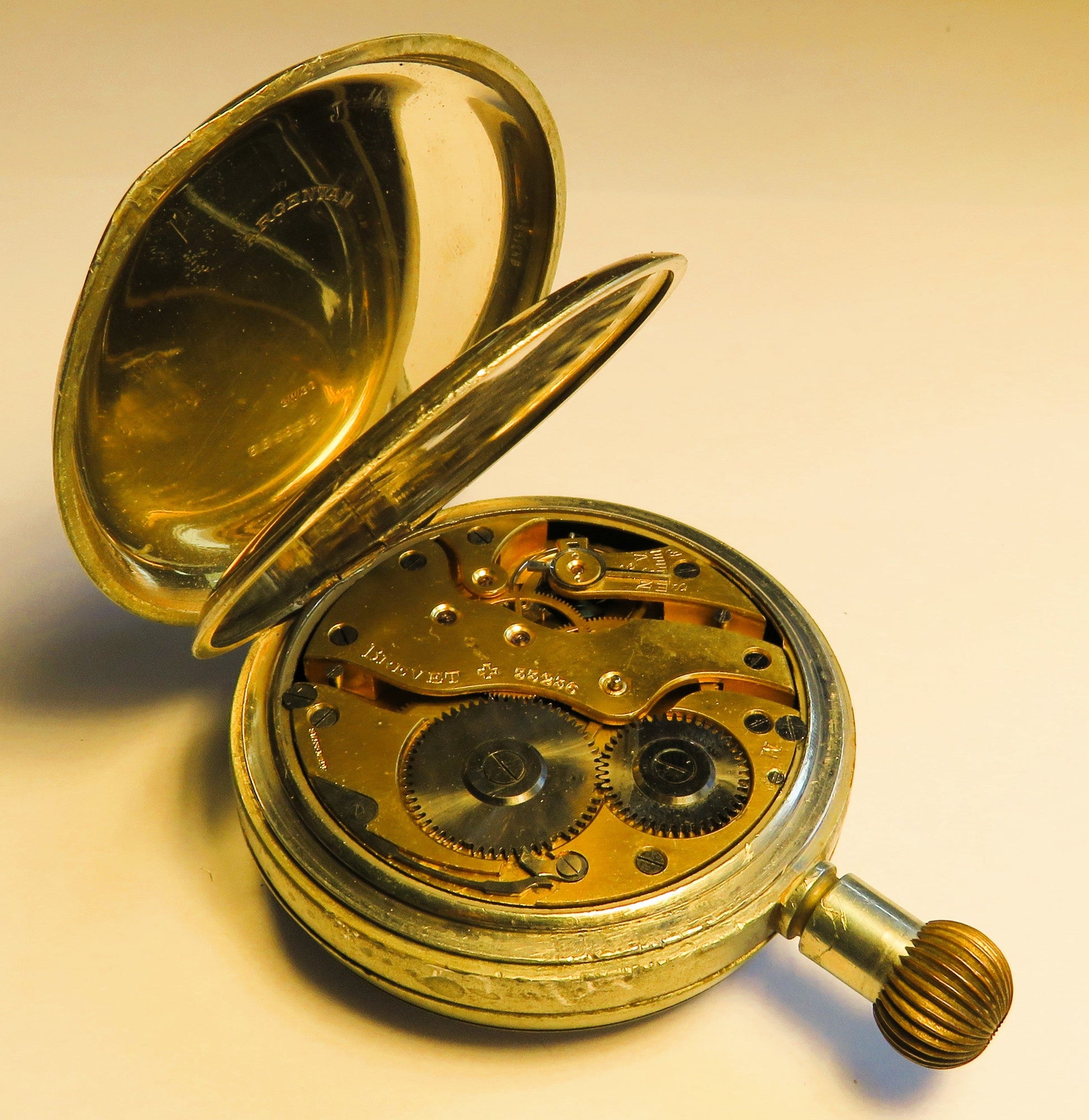 Union Horlogére Jasta Borduhr Einbauuhr Zeppelin Luftschiff Fliegertruppe Wk1 - Sammler - Uhren