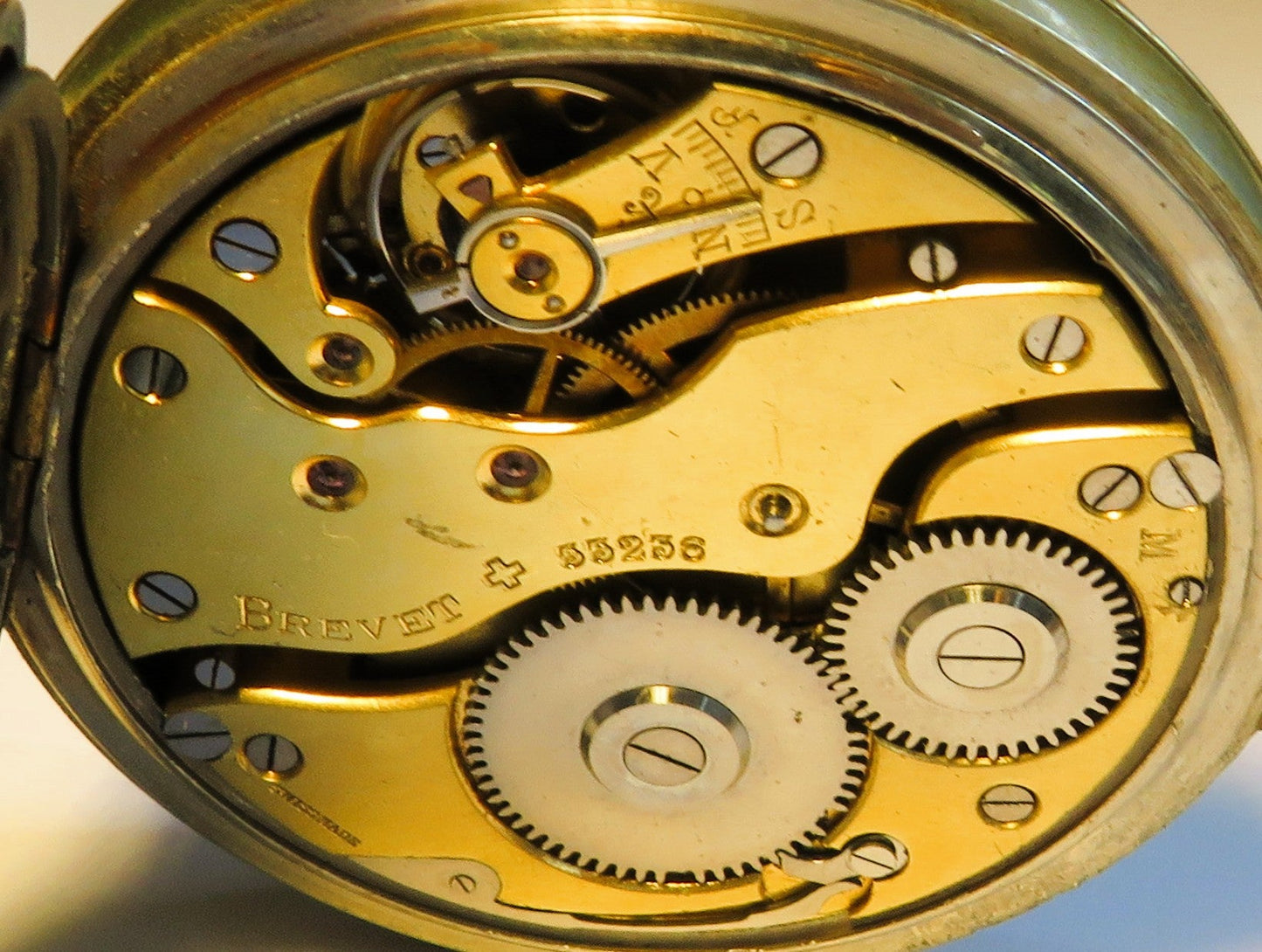 Union Horlogére Jasta Borduhr Einbauuhr Zeppelin Luftschiff Fliegertruppe Wk1 - Sammler - Uhren