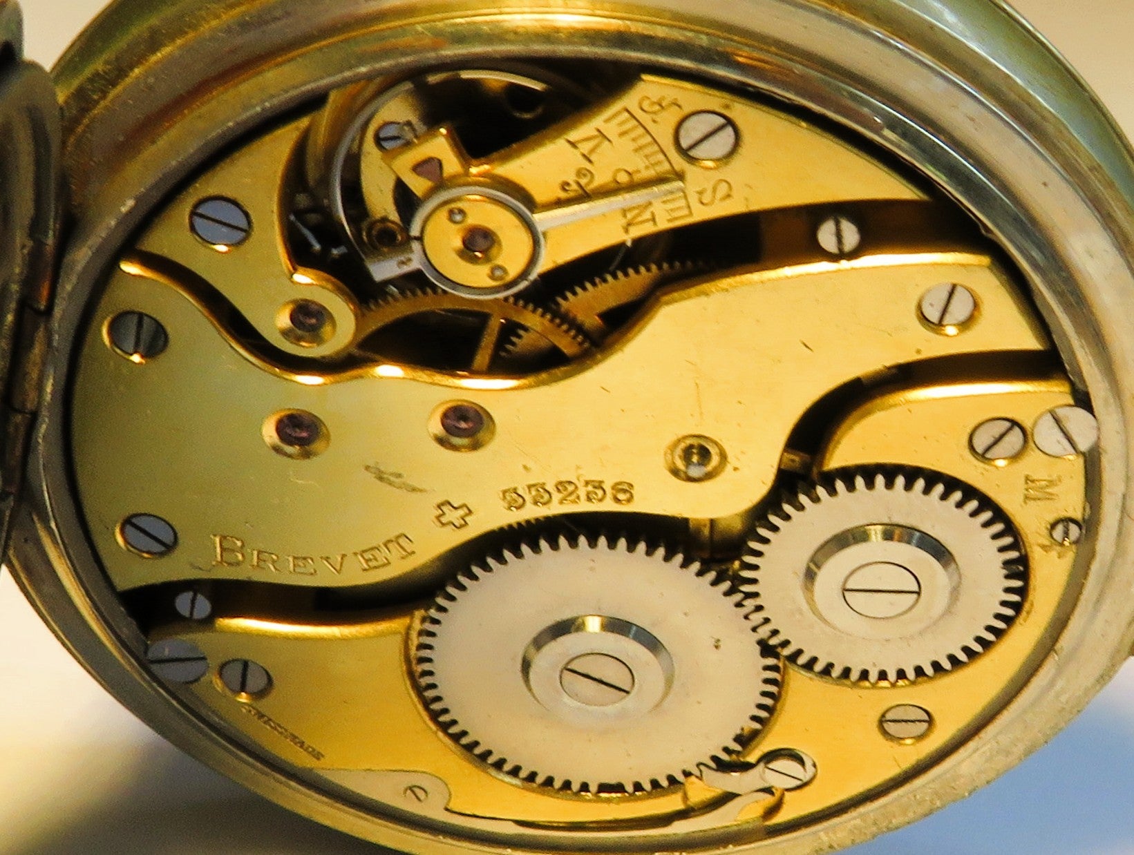 Union Horlogére Jasta Borduhr Einbauuhr Zeppelin Luftschiff Fliegertruppe Wk1 - Sammler - Uhren