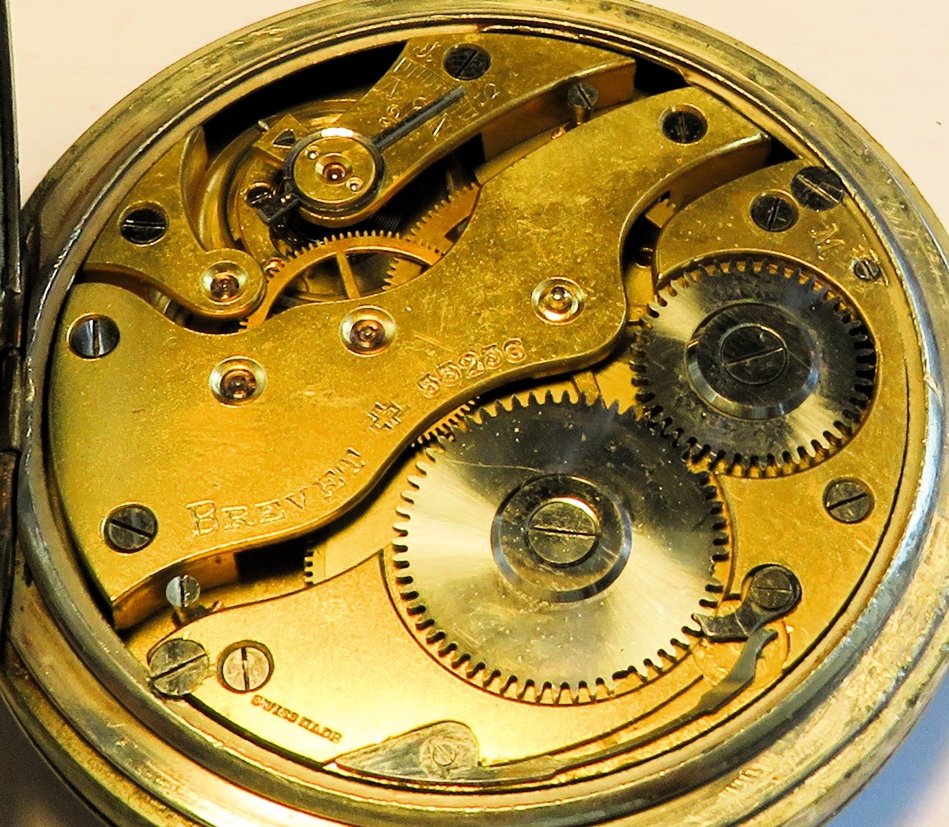 Union Horlogére Jasta Borduhr Einbauuhr Zeppelin Luftschiff Fliegertruppe Wk1 - Sammler - Uhren