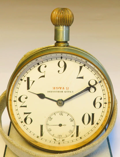 Union Horlogére Jasta Borduhr Einbauuhr Zeppelin Luftschiff Fliegertruppe Wk1 - Sammler - Uhren