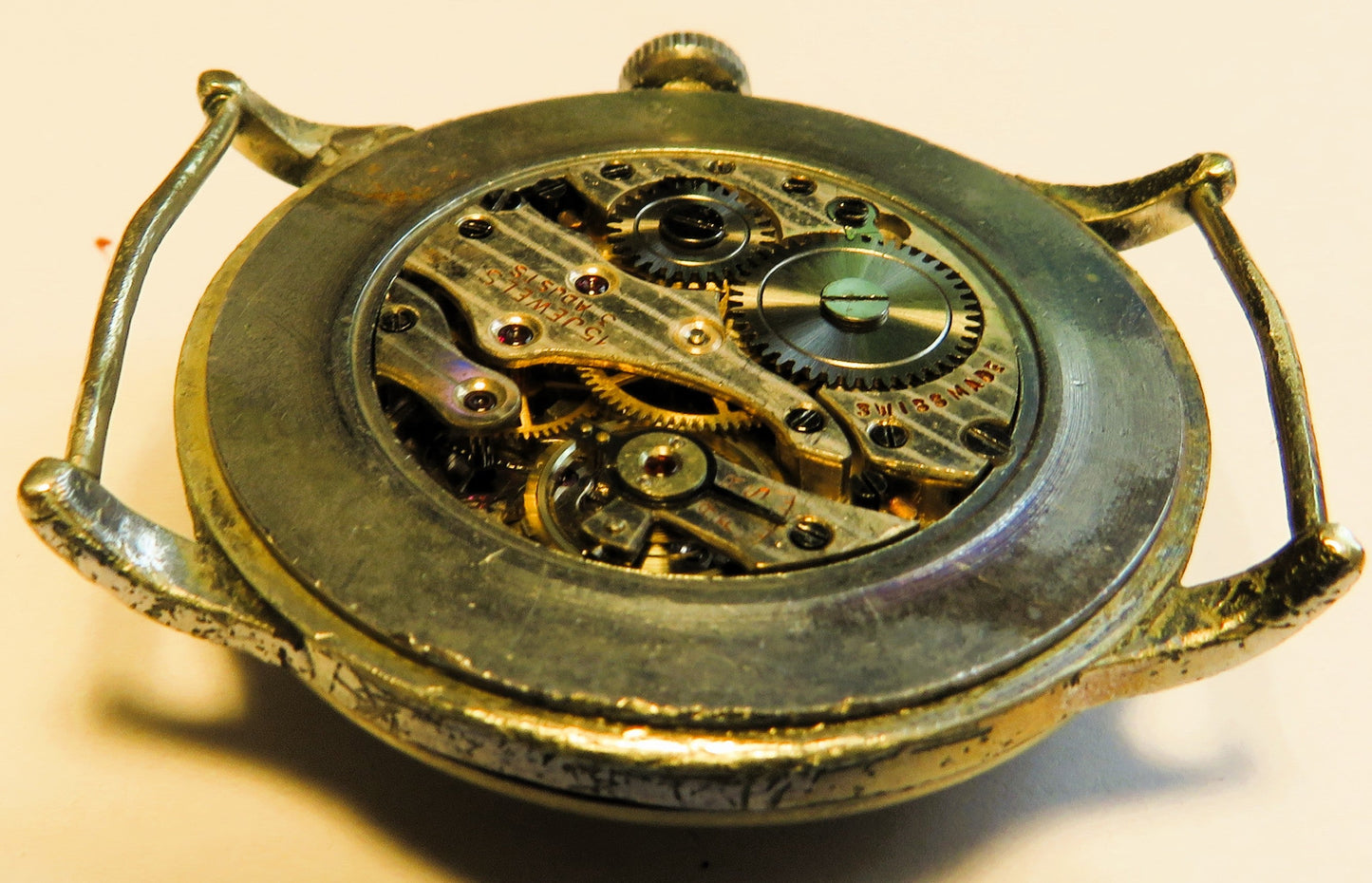 Union Soleure frühe Pfeilindex Fliegeruhr Pilot Watch Reichsluftwaffe 1930 WK2 - Sammler - Uhren