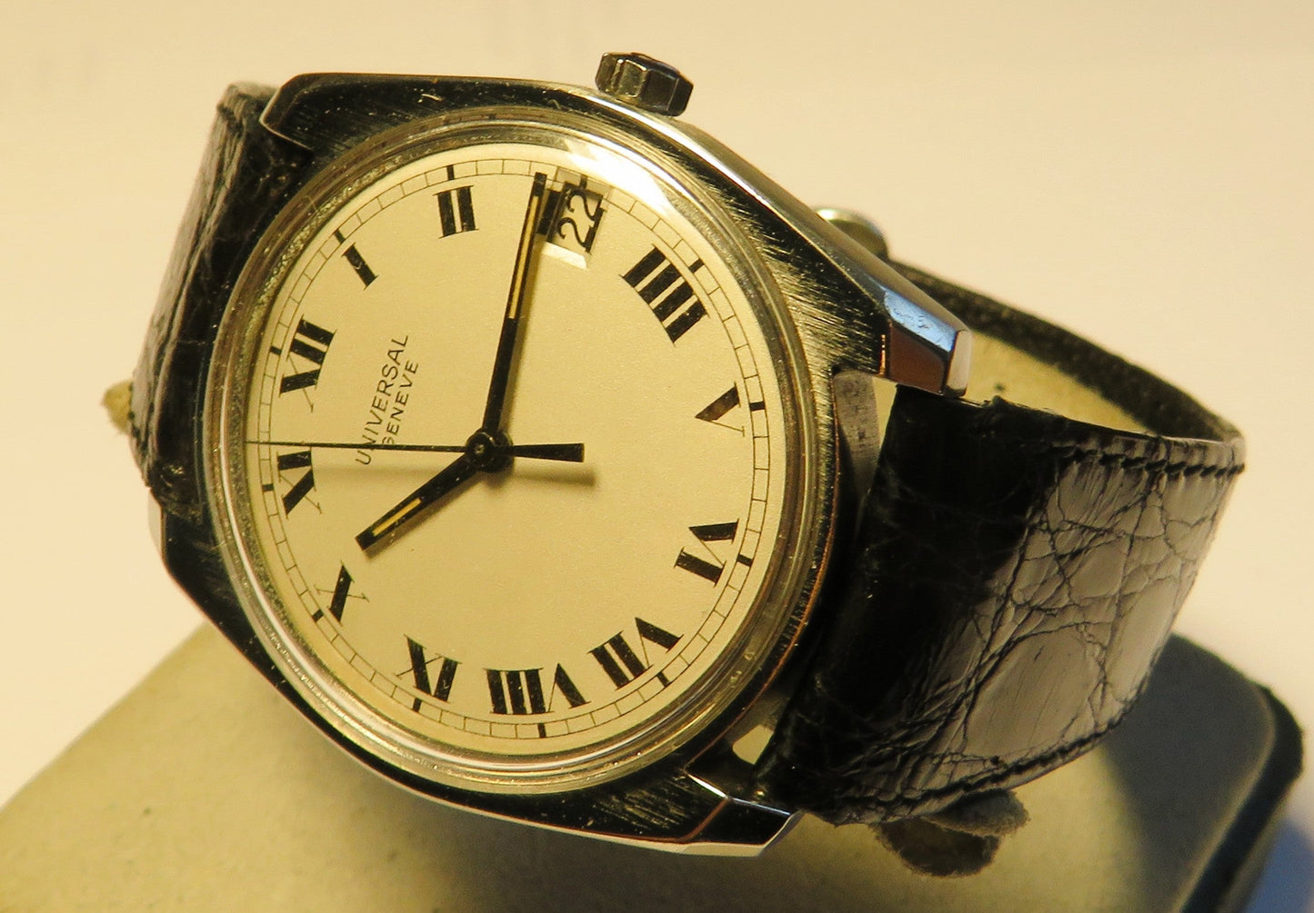 Universal Geneve seltene Stimmgabel Uhr Luxus Herren Armbanduhr ca. 1970 - Sammler - Uhren