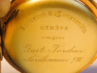 Vacheron Constantin massiv Gold 585 / 333 Taschenuhr in seltenstem Original Etui - Sammler - Uhren