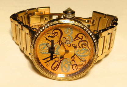 Van Der Bauwede Neb - k Cal. 98 Luxus HAU 100 x Diamant Lünette Quarz 42mm - Sammler - Uhren