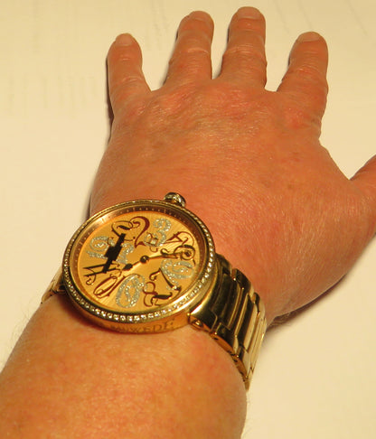 Van Der Bauwede Neb - k Cal. 98 Luxus HAU 100 x Diamant Lünette Quarz 42mm - Sammler - Uhren