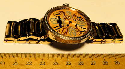 Van Der Bauwede Neb - k Cal. 98 Luxus HAU 100 x Diamant Lünette Quarz 42mm - Sammler - Uhren