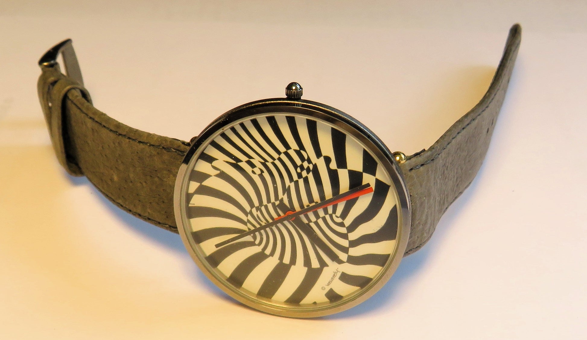 Victor Vasarely Zebra HAU Classic Moments Bulova Quarz limitiert Fullset / OVP - Sammler - Uhren