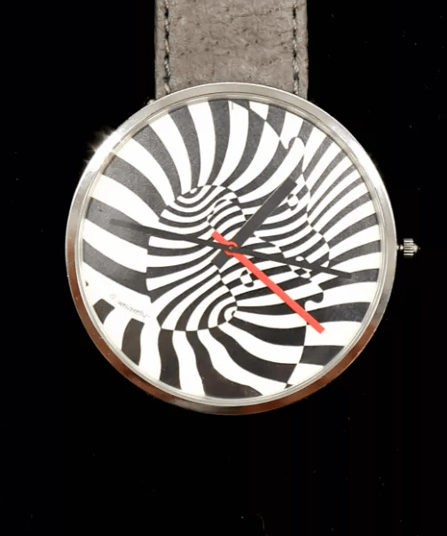 Victor Vasarely Zebra HAU Classic Moments Bulova Quarz limitiert Fullset / OVP - Sammler - Uhren