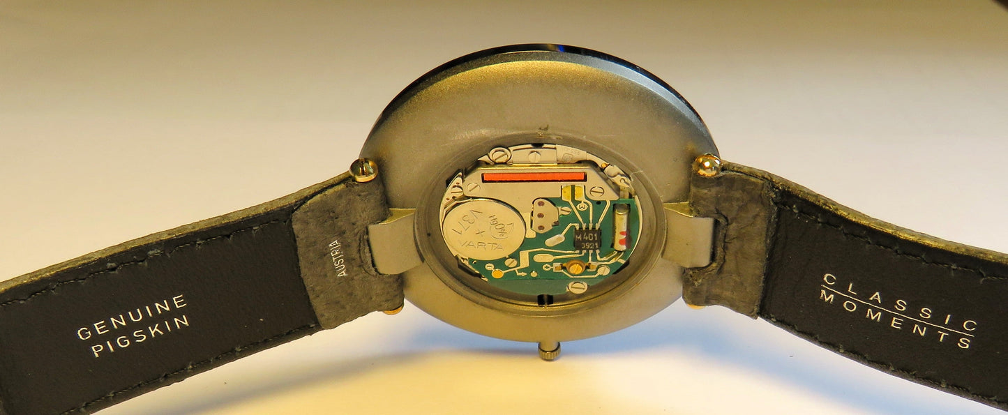 Victor Vasarely Zebra HAU Classic Moments Bulova Quarz limitiert Fullset / OVP - Sammler - Uhren