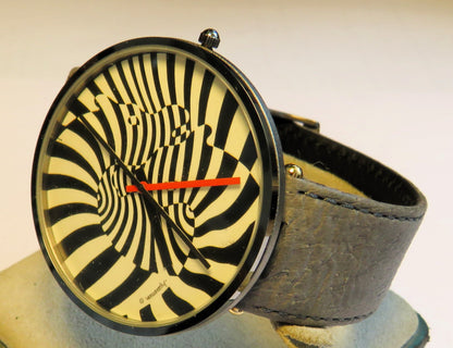 Victor Vasarely Zebra HAU Classic Moments Bulova Quarz limitiert Fullset / OVP - Sammler - Uhren