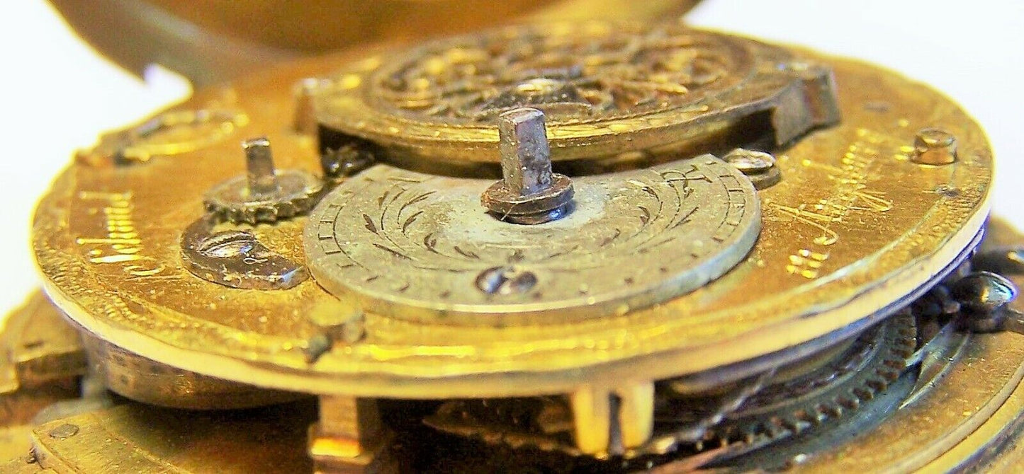 Weltsensation! Erste Repetitions Taschenuhr Werk der Welt Schmid Augsburg 1595 - Sammler - Uhren