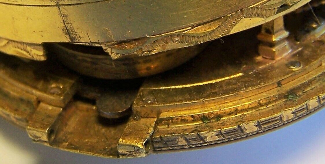 Weltsensation! Erste Repetitions Taschenuhr Werk der Welt Schmid Augsburg 1595 - Sammler - Uhren